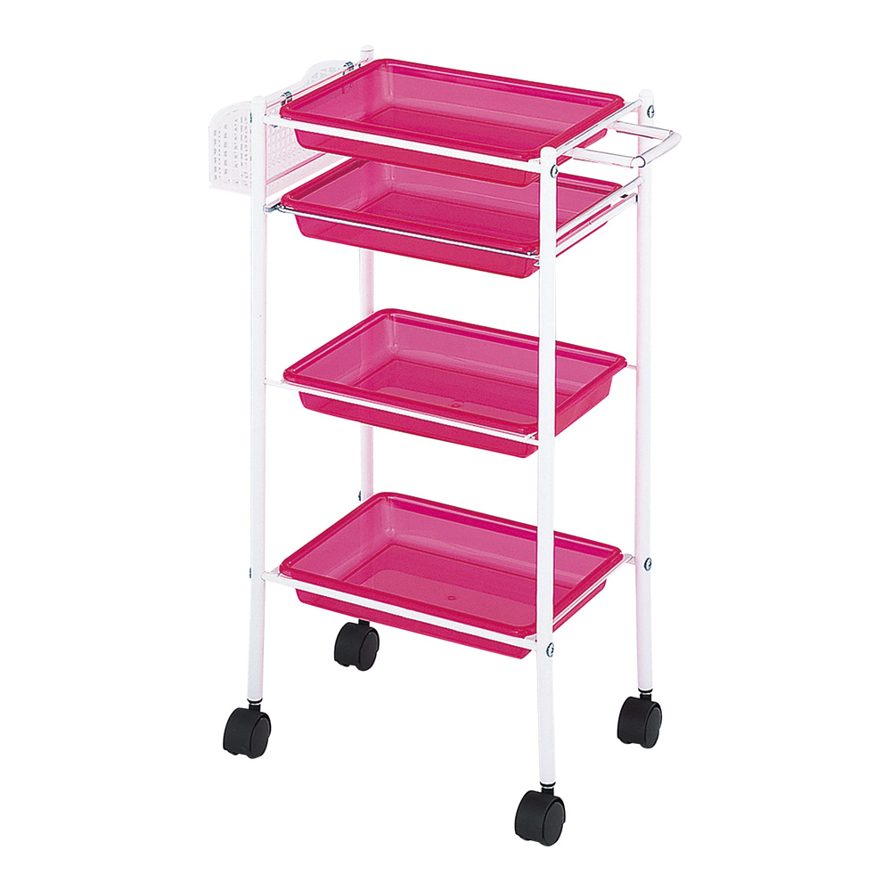 トレーワゴン（C-305） 510×280×835mm クリアワイン