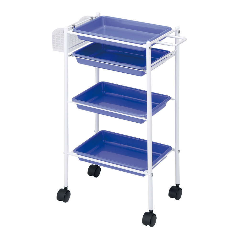 トレーワゴン（C-305） 510×280×835mm ネイビー