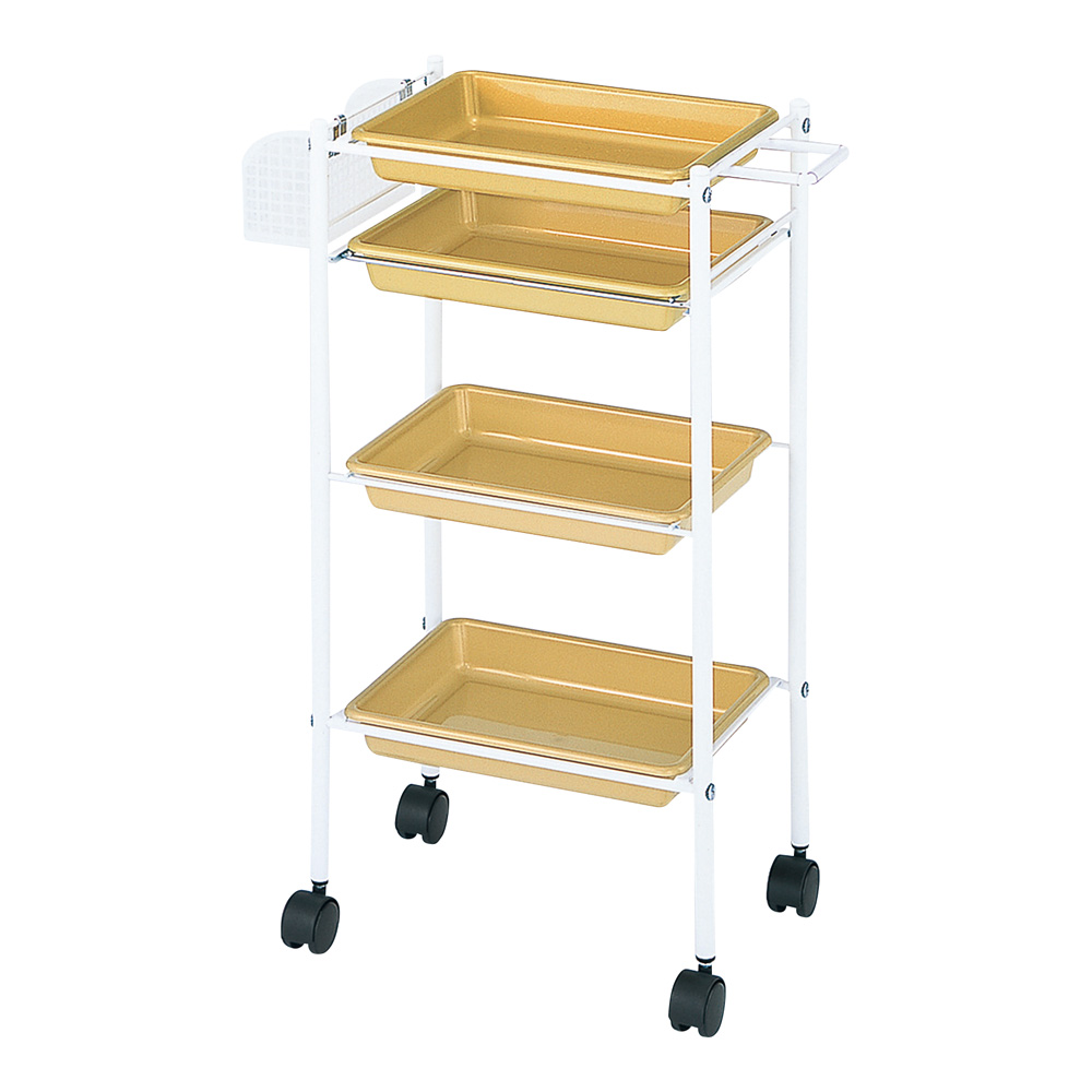 トレーワゴン（C-305） 510×280×835mm ゴールド