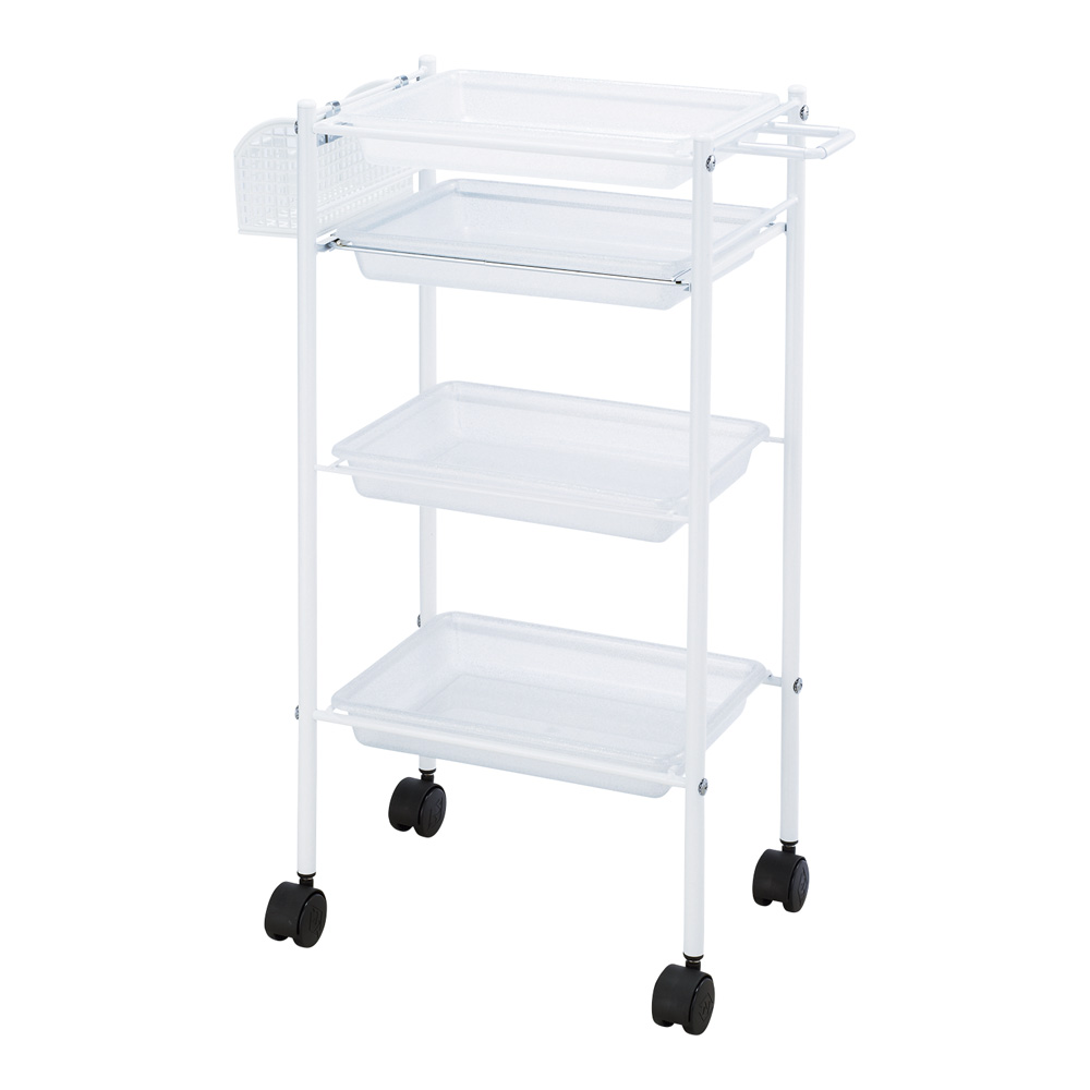 トレーワゴン（C-305） 510×280×835mm キラキラクリア