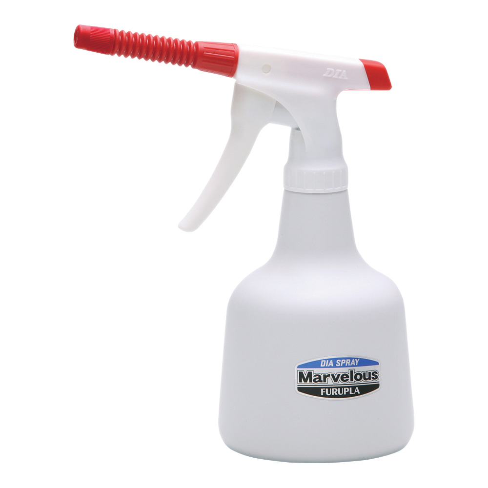 マーベラス（アルカリ系耐用スプレーボトル）レッド 8cmストレートノズル 500mL No.4530-33