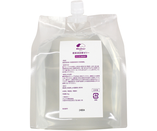 メドナー超音波診断ゼリー ハード4kg 1箱（2パック入）