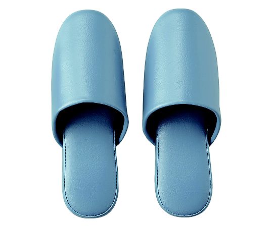 シボナシレザー風スリッパ ライトブルー M 1パック(5足組入) 556606