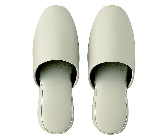 シボナシレザー風スリッパ サンドベージュ M 1パック(5足組入) 554442