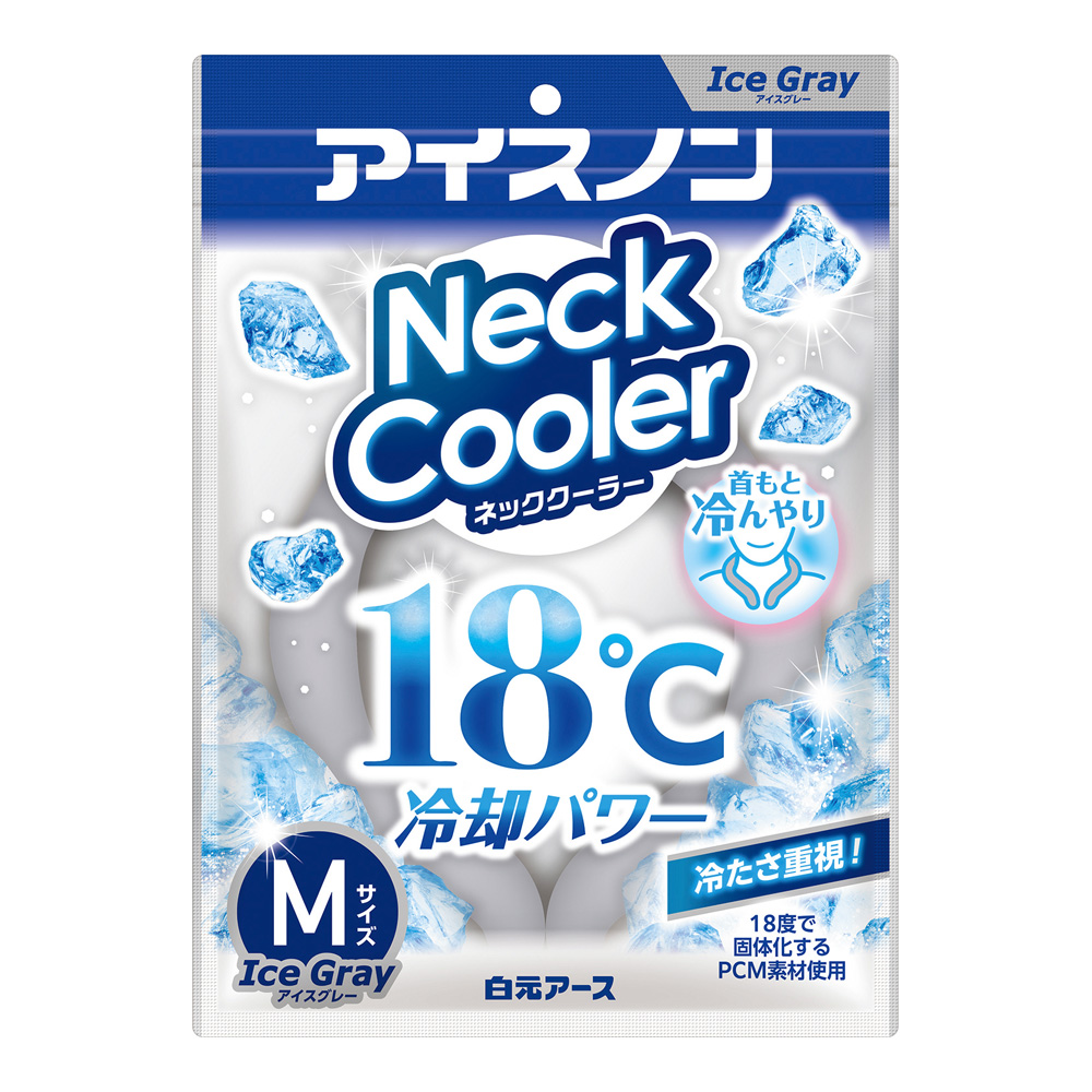 アイスノン ネッククーラー アイスグレー L 02523-0