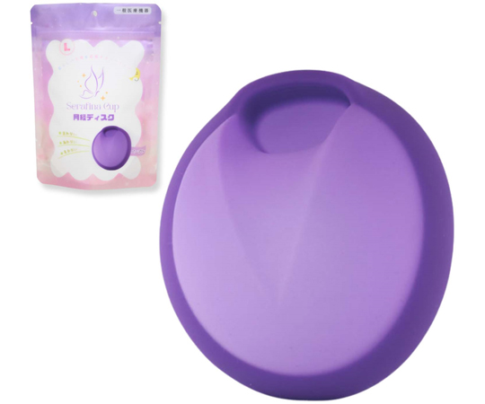Serafina Cup セラフィナ ディスク ルナ パープル Lサイズ FUJI-S-RUNA