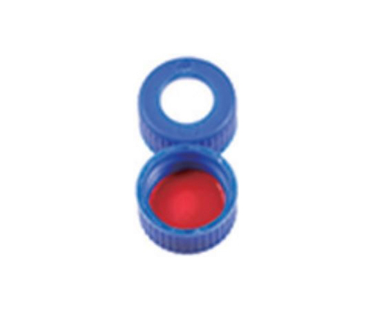 セプタム付 AVCS スクリューキャップ（9-425）1mm 赤/白/青 100個入 CHSC9-30