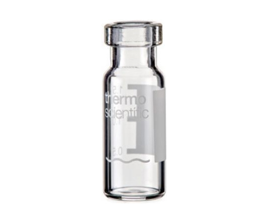 クリンプバイアル（ND11）透明 ラベル付 2mL 100本入 CHCV11-10P