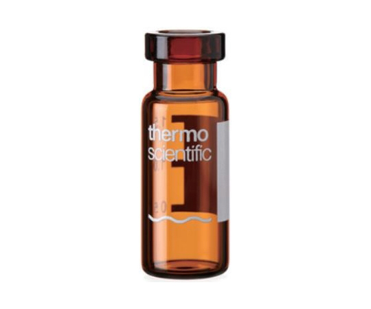 クリンプバイアル（ND11）褐色 ラベル付 2mL 100本入 CHCV11-20P