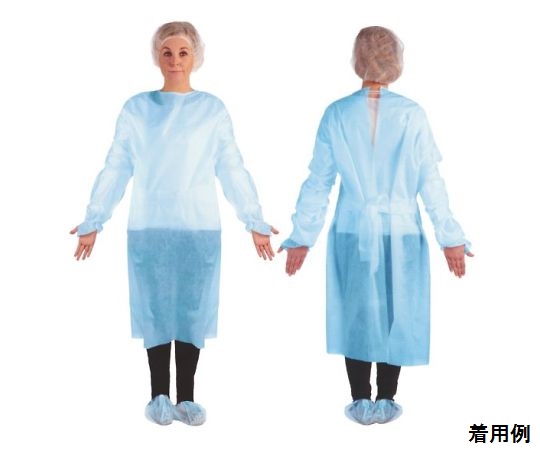 セーフウェア アイソレーションケモガウン ブルー 10枚／パック SFWGGW822R