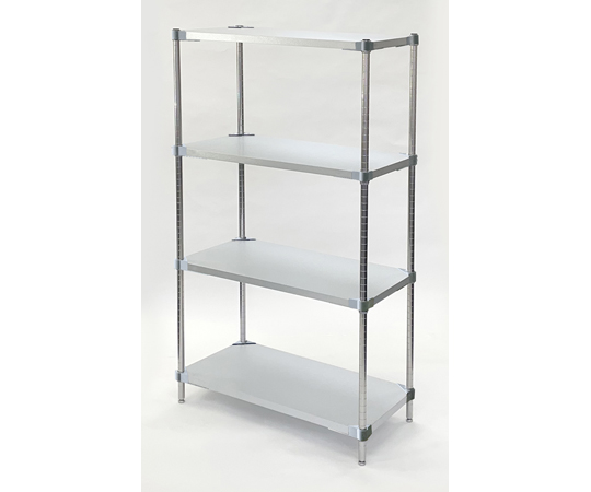 PROFACE グレートソリッドガルバシェルフ4段セット 幅61×奥行35×高さ150cm MG4-6015