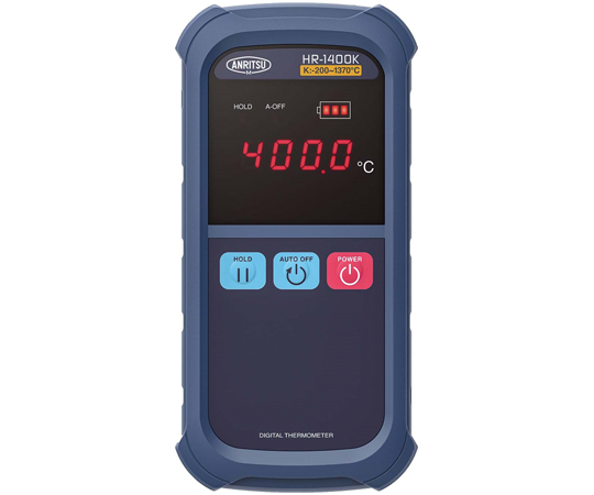 ハンディタイプ温度計測器 LED表示モデル K熱電対タイプ HR-1400K