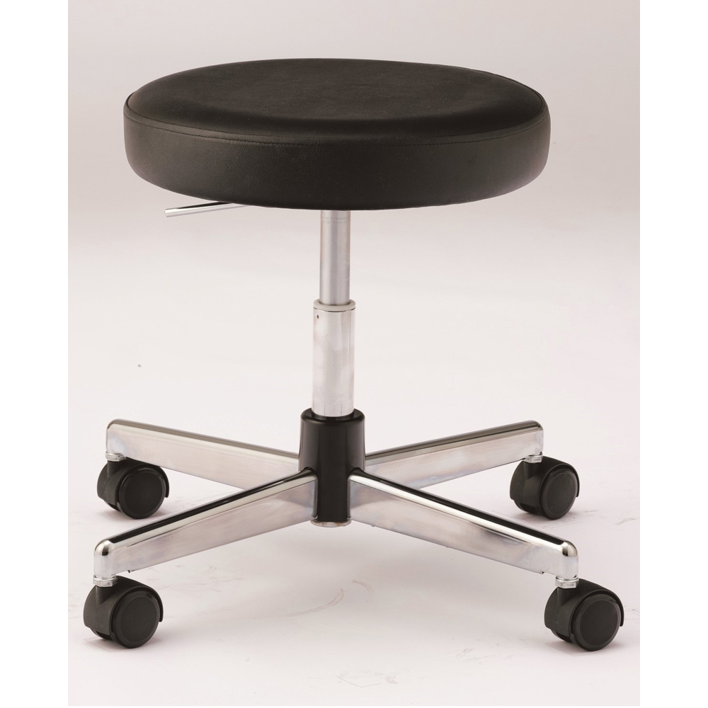 導電チェア・厚座スツールタイプ ブラック CA-E24L-Z