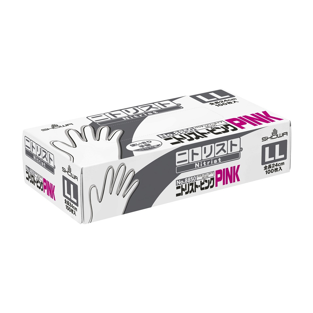 ニトリスト・ピンク LL 100枚
