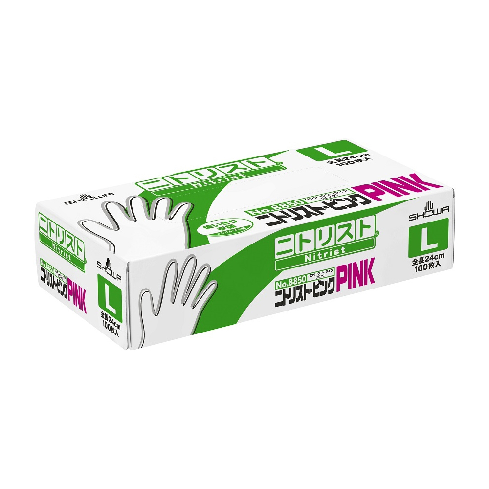 ニトリスト・ピンク L 100枚