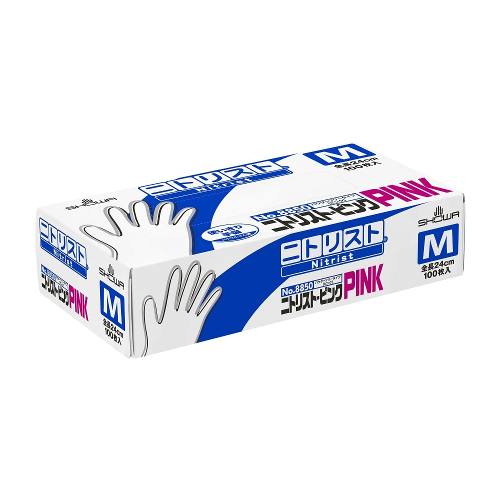 ニトリスト・ピンク M 100枚