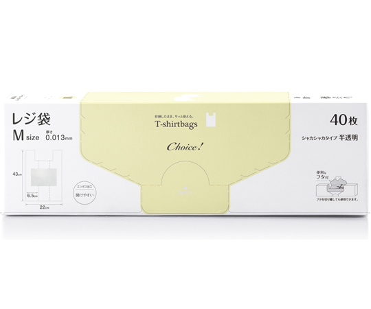 チョイスレジ袋 HD-M 半透明 40P 1冊（40枚入 CH-THM-40