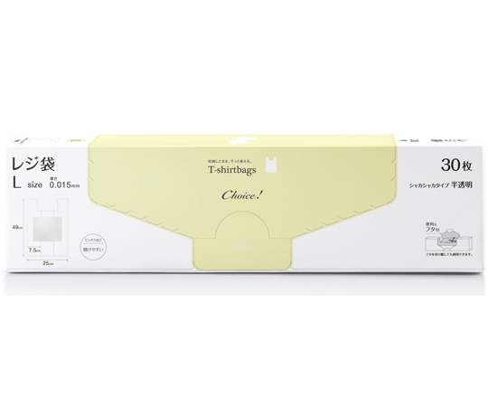 チョイスレジ袋 HD-L 半透明 30P 1冊（30枚入） CH-THL-30