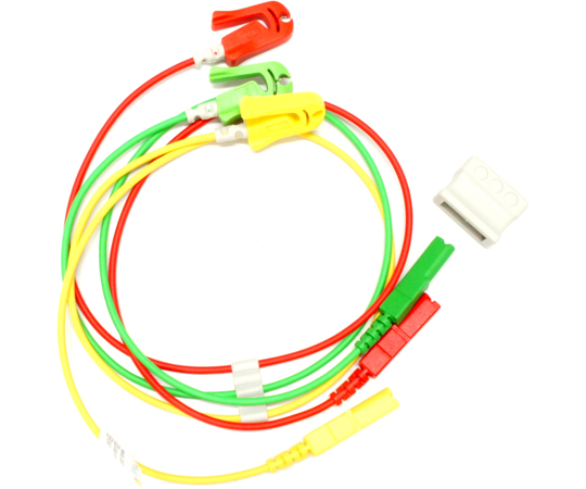 BSリユーザブルECGリード線 フクダ電子CMC-700-3／Drager MP03411／Siemens 5956433互換 3線 EJ040C3I