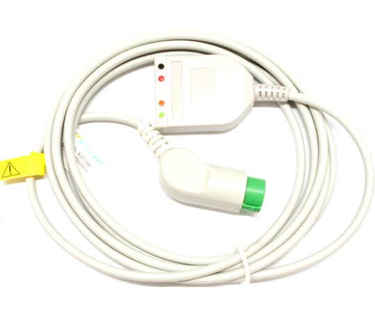 BS ECG中継ケーブル フクダ電子CI-700D-5互換 5線 EJ032-5AI