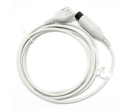 BS ECG中継ケーブル DIN 42802-AAMI 6ピン 3線 EC020-3AI