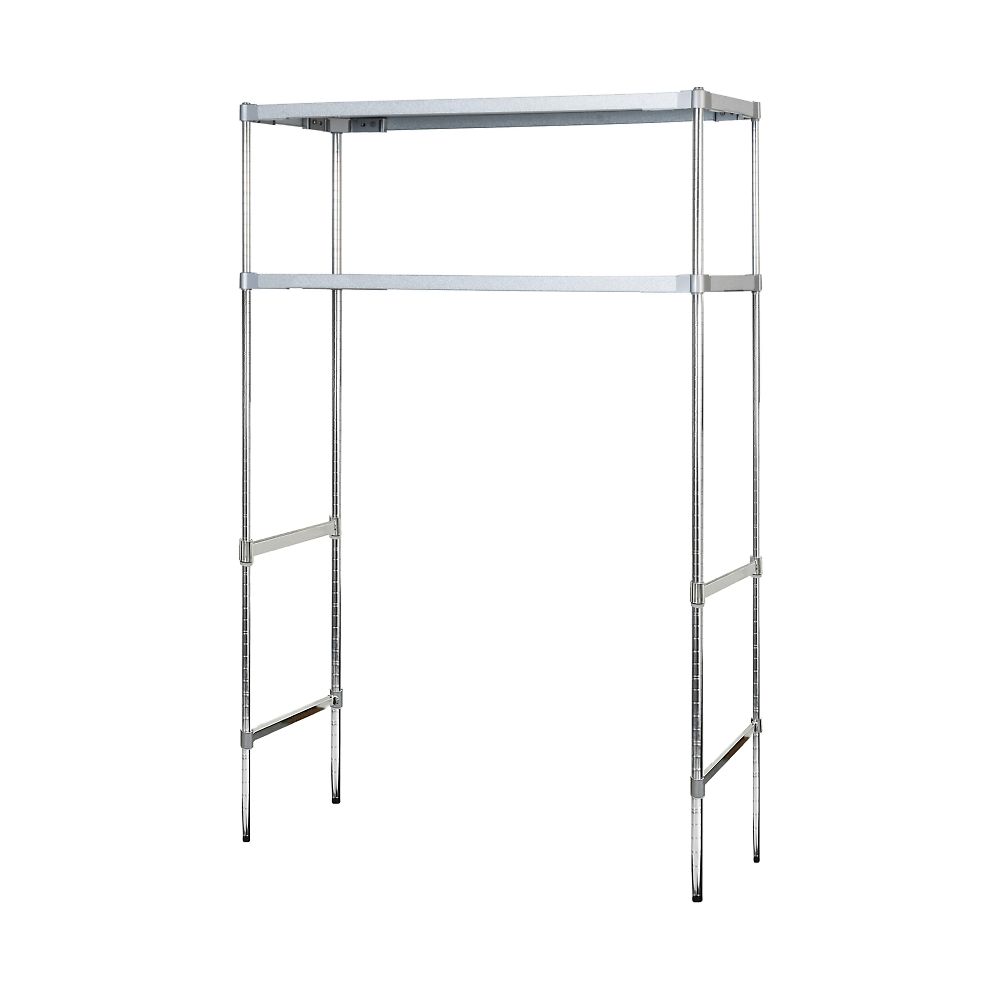 ガルバリウム製ラボシェルフ 1280×460×1800mm GLS-12846