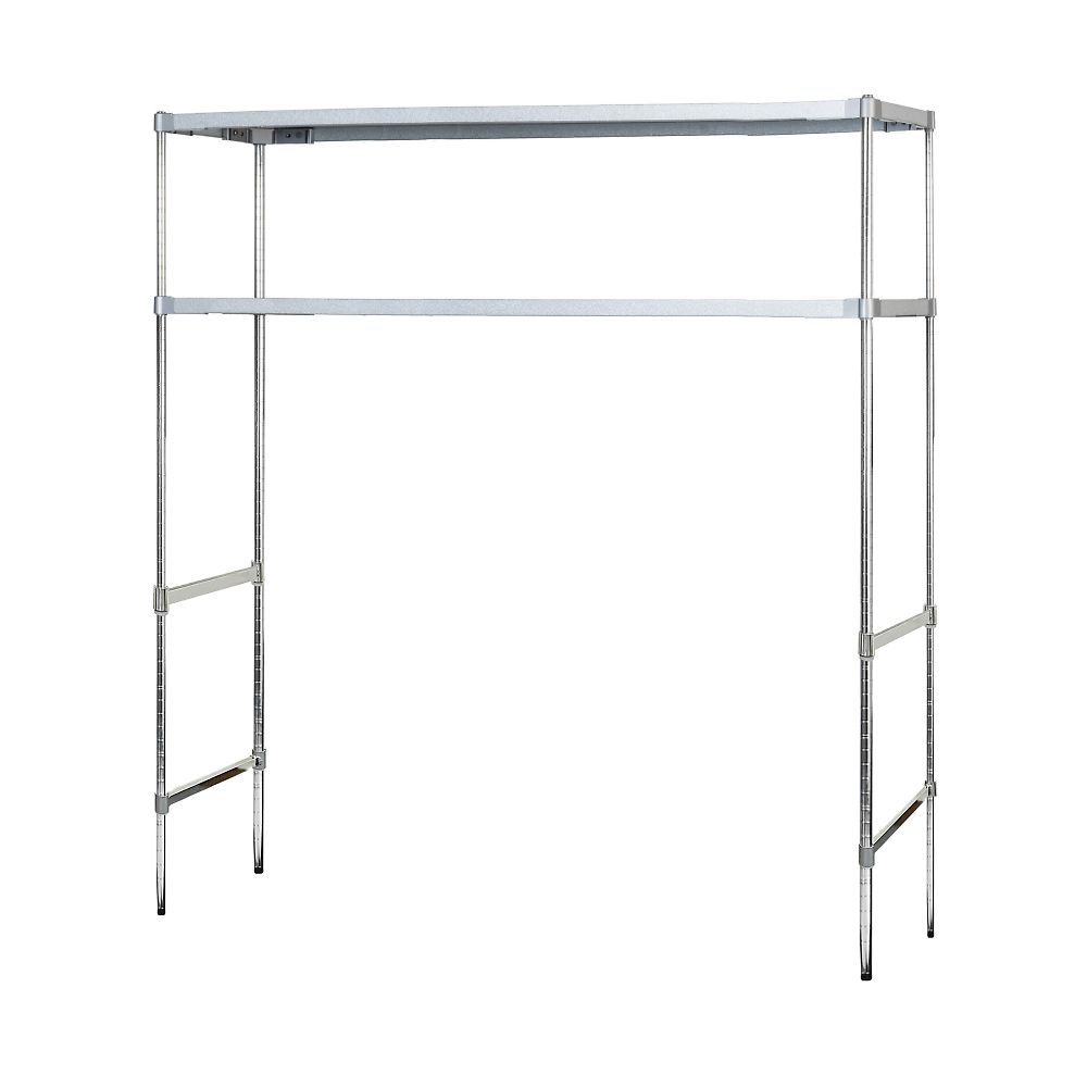 ガルバリウム製ラボシェルフ 18800×460×1800mm GLS-18846