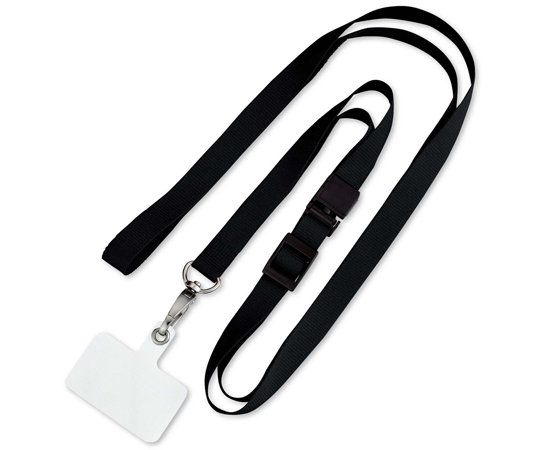 スマホ用ロングストラップ 黒
