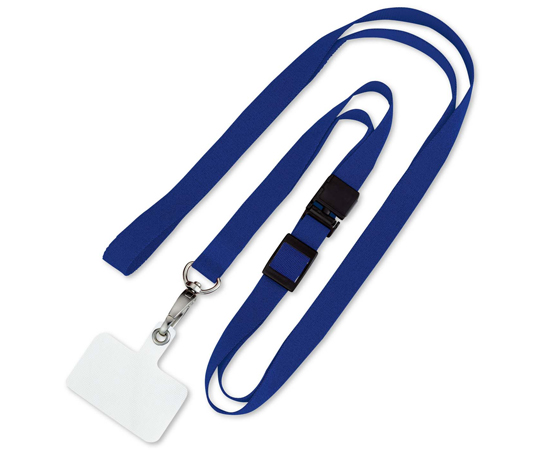 スマホ用ロングストラップ 青