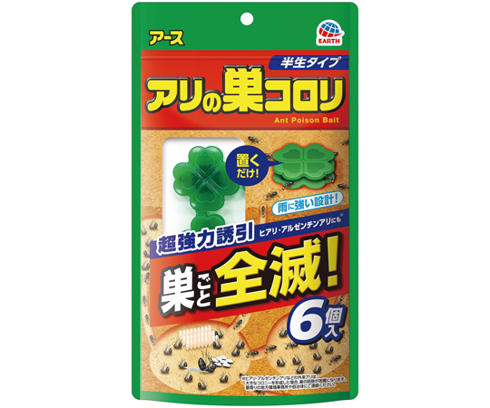 アリの巣コロリ 半生タイプ 6個入 アリ駆除剤