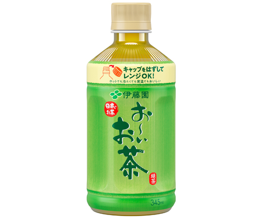 お～いお茶 緑茶 電子レンジ対応 ホットPET 345mL 1ケース（24本入）