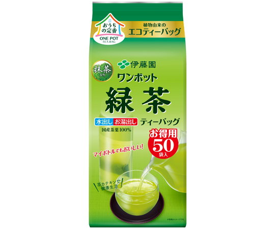 ワンポットエコティーバッグ 抹茶入り緑茶 1ケース(50パック×10袋入)