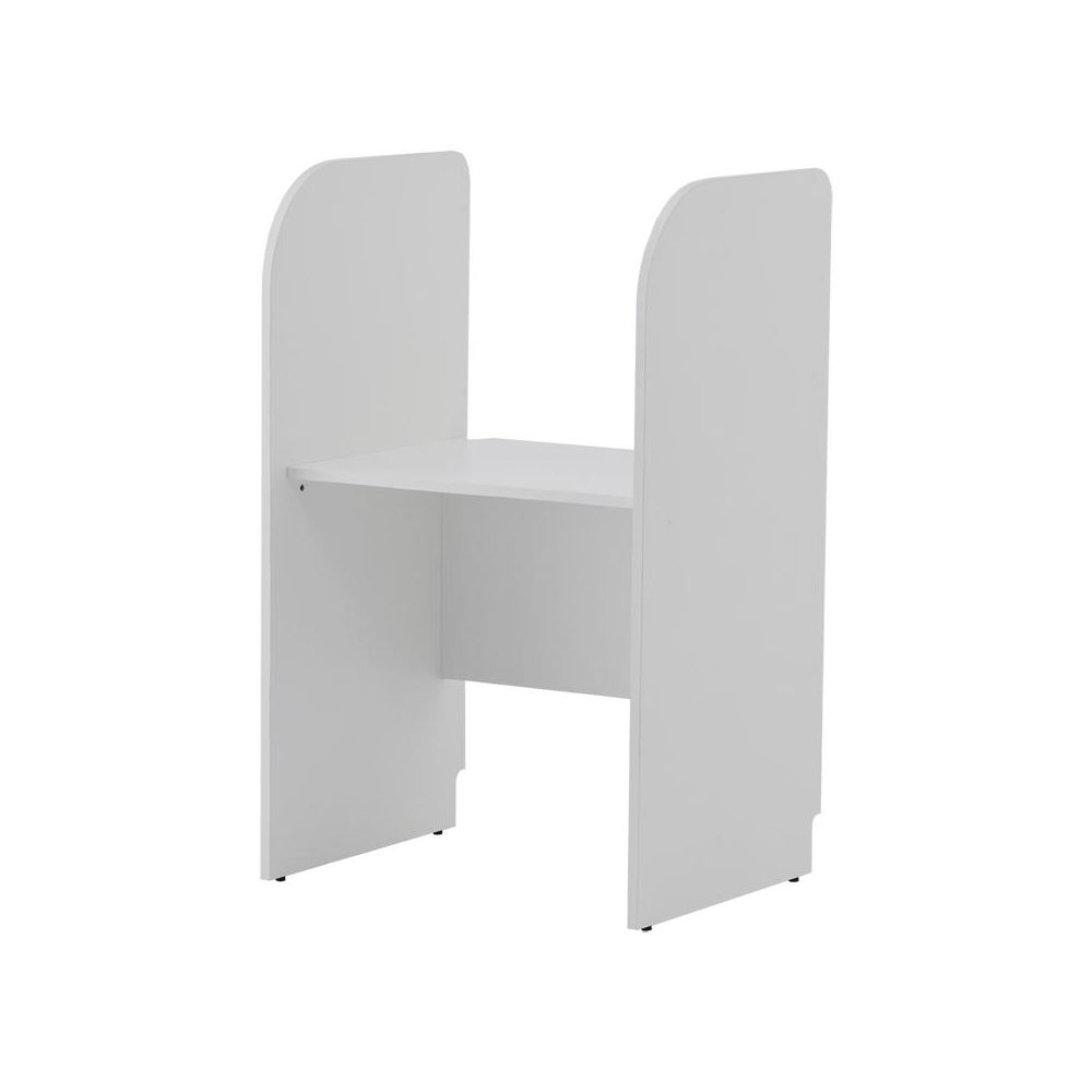 PCブースデスクⅡ 基本 W700 ホワイト Z-SHPCB2-70WH