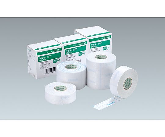 シルキーポア ホワイトR-3号 2.5cm×10m 1箱（2巻入） 19651