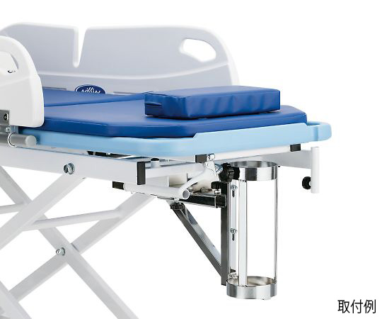 ストレッチャー（省力昇降機構付き） ヨコ型酸素ボンベ架 NBST-212-1