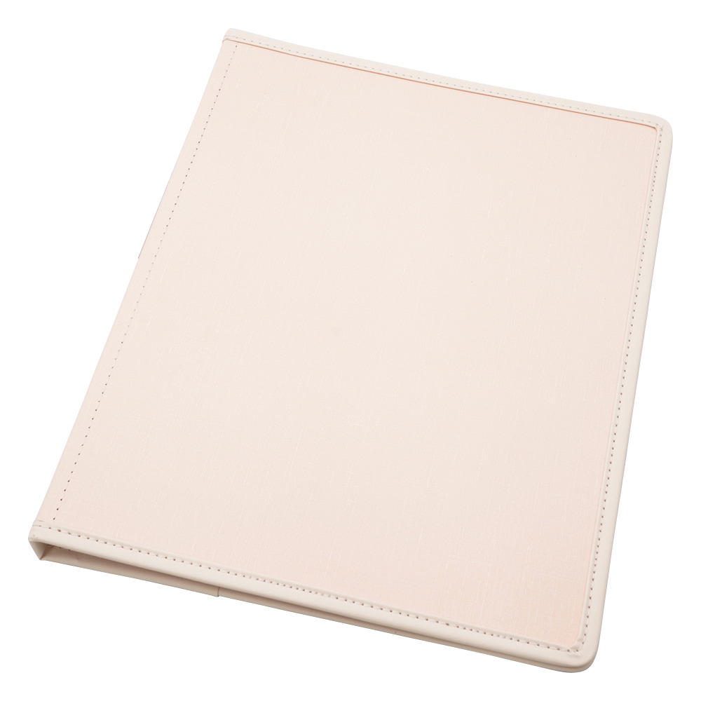 カルテブック 平テコ型・2穴 ピンク 背幅20mm NS-420-2