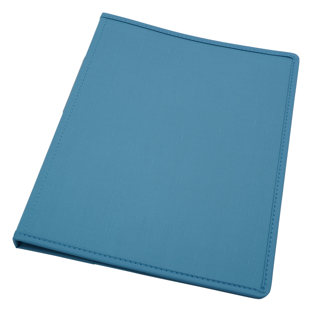 カルテブック 平テコ型・2穴 ブルー 背幅20mm NS-420-2