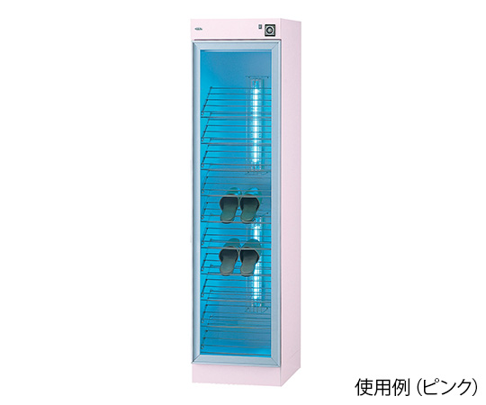 スリッパ殺菌灯付きクローゼット ピンク CN-162