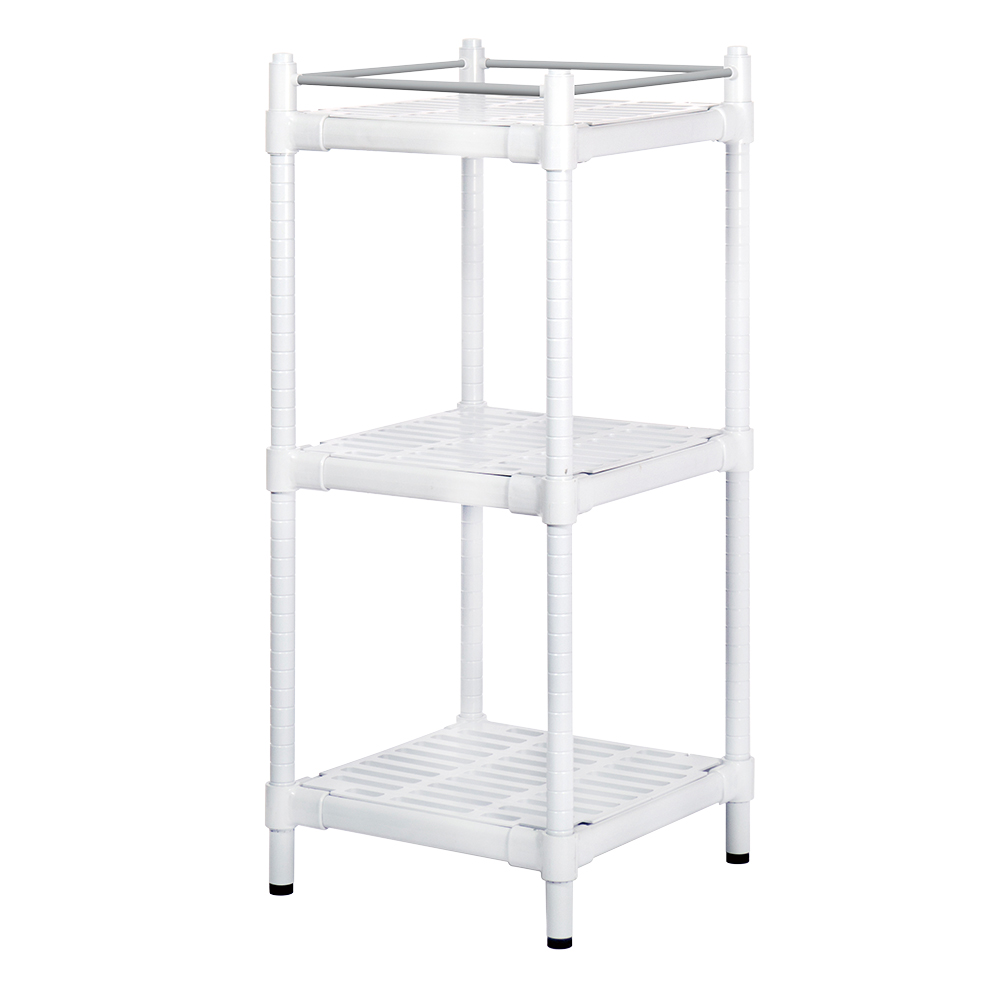 コンフォートシェルフ（スリムタイプ） ホワイト 575×575×1335mm M-3FW