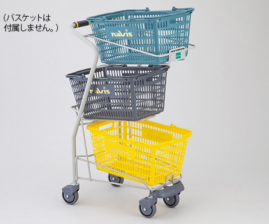 3段バスケットカート YM-C3