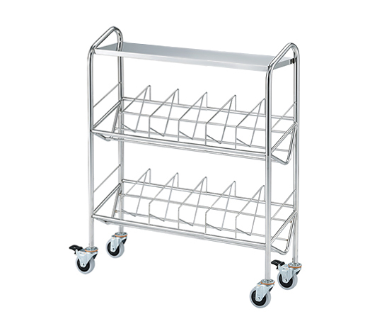 カルテワゴン（筆記台付き・パイプタイプ） 60P-NS