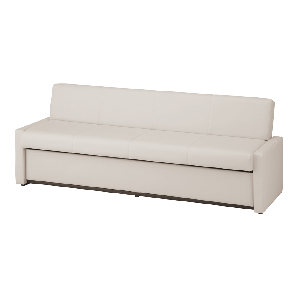 リクライニングベンチ（収納付） ミルク