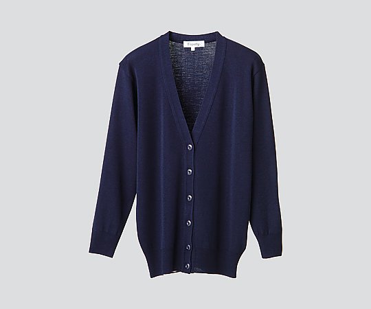 カーディガン　Ｄ－１００２　Ｌ　ネイビー