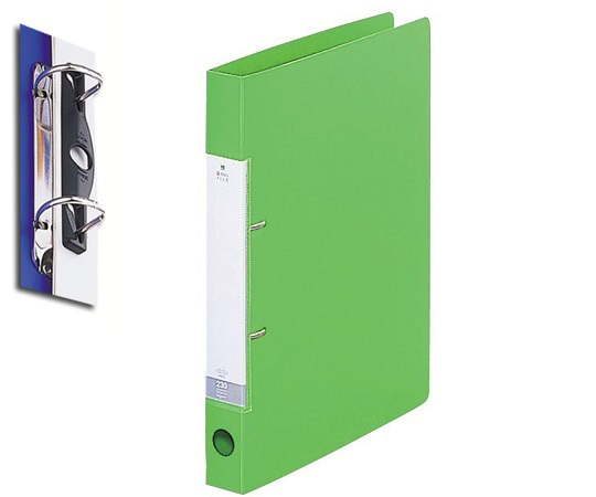 D型リングファイル 306×251×34mm 黄緑 G2220-6