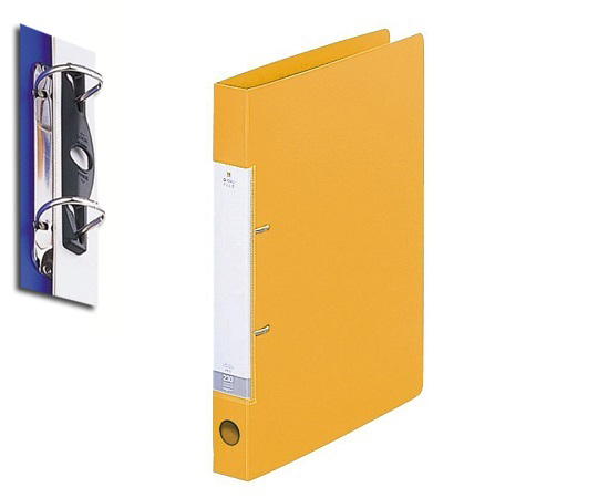 D型リングファイル 306×260×46mm 黄 G2230-5