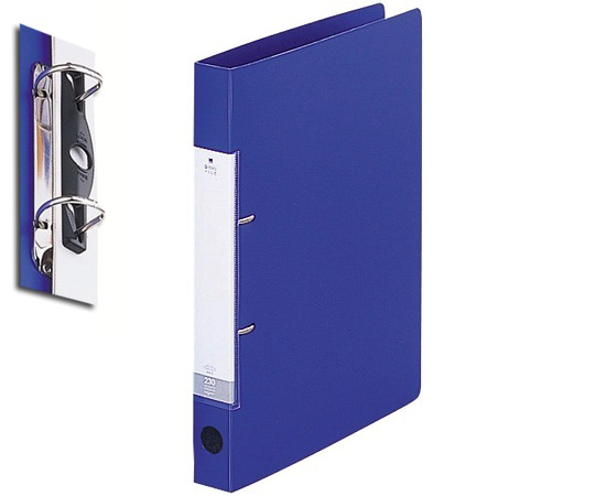 D型リングファイル 306×260×46mm 青 G2230-8