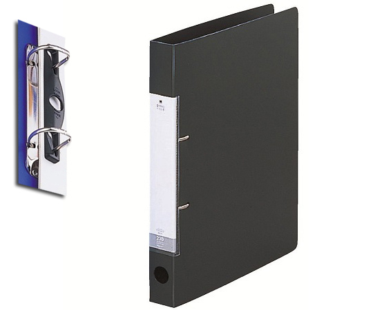 D型リングファイル 306×260×46mm 黒 G2230-24