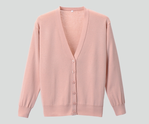 長袖カーディガンＤ１００１　桃３Ｌ