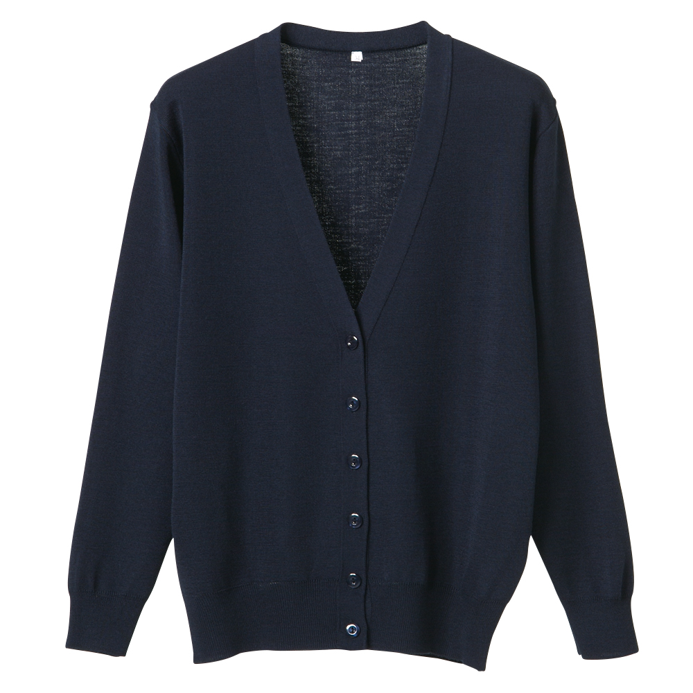 長袖カーディガンＤ１００１　濃紺Ｍ