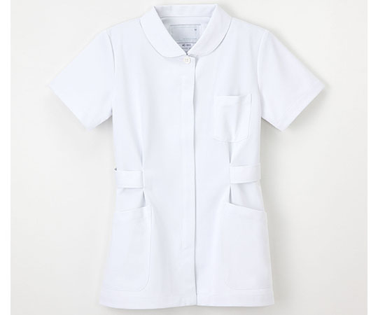 ナースウェアＨＯ１９１２　半袖　白　Ｌ